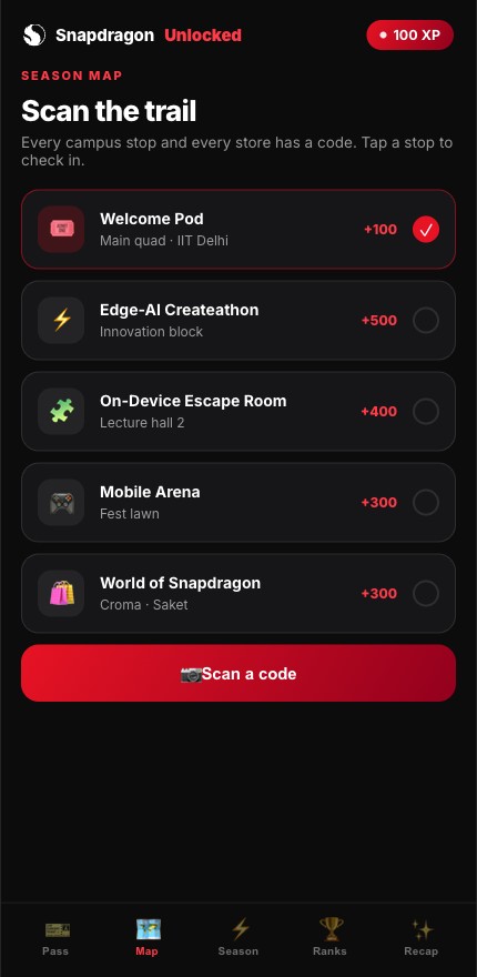 Edge Pass scavenger map
